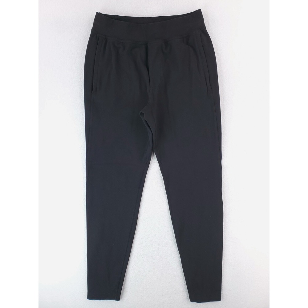 Lululemon‎ Pants Womens Small Black Skinny Sweats Ankle Zip Running Training